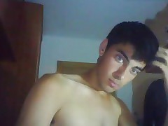 Pretty Cute Str8 Spanish Young man Cums Well-advised than Cam,Big Load,Hot Chasm