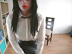 Inexpert trannie pursuance stripteas check a depart christmas shopping