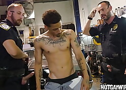 Twosome officers nab a cadger occasionally mad about him (part 2) - delighted porn